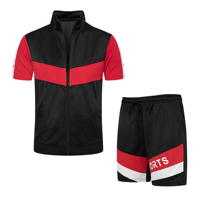 Traje Deportivo Casual Hombre Talla Grande Manga Corta Moderno - Image 3