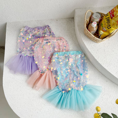 Falda Sirena con Lentejuelas y Malla Elegante - Image 5