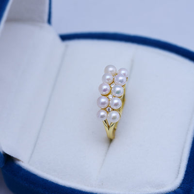Anillo de Plata S925 Doble Fila con Textura Círculo Perfecto - Image 11