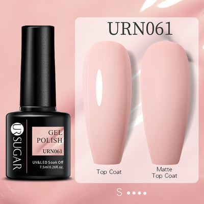 Esmalte de Uñas Gel Brillo Negro, Blanco y Rojo Efecto Mate - Image 28