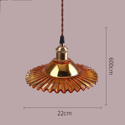 Lámpara Colgante Cristal Minimalista Estilo Shanghai Retro - Image 5