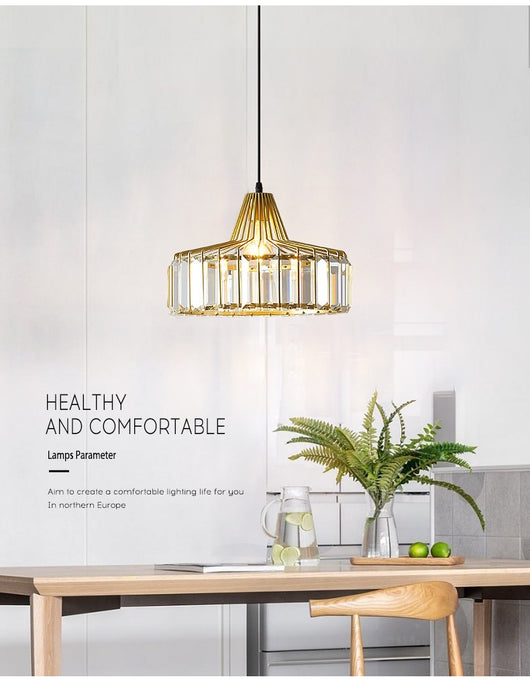 Lámpara Colgante de Cristal Lujo Moderno para Dormitorio - Image 20