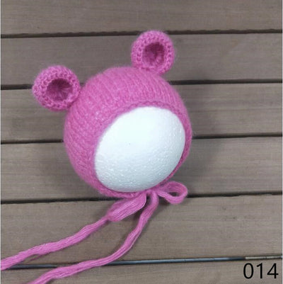 Gorro Suave de Mohair para Fotografía de Bebés - Tejido Artesanal - Image 11