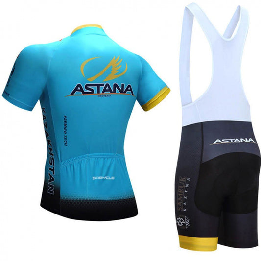 Camiseta de Ciclismo ASTANA Edición Team - Manga Corta para Hombre y Mujer - Image 2