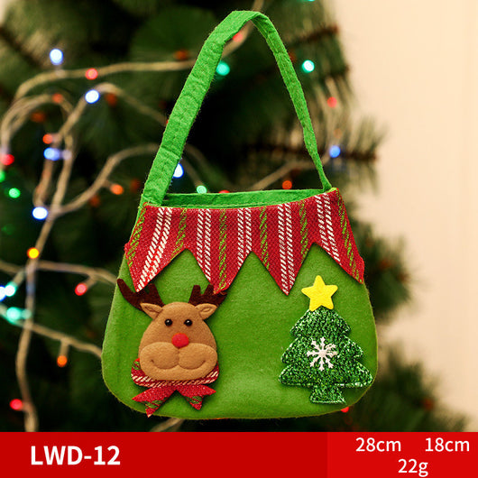 Bolsa de Regalo Navideña Portátil con Acabado Satinado - Image 46