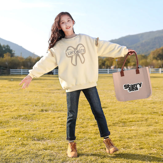Suéter para Niñas con Forro Polar - Ropa de Otoño e Invierno - Image 5
