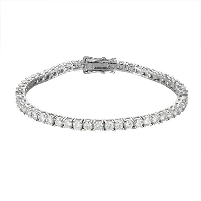 Pulsera Tenis de Moissanita 10 Quilates en Plata Esterlina S925 - Image 5