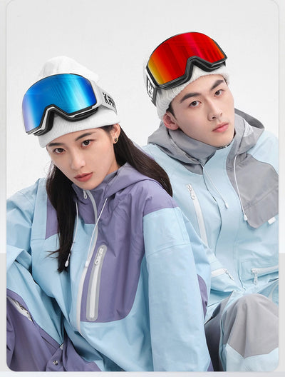 Gafas de Espejo Deportivas Antideslizantes de Doble Capa para Nieve - Image 34
