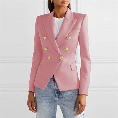 Saco Casual Elegante de Color Sólido - Image 8