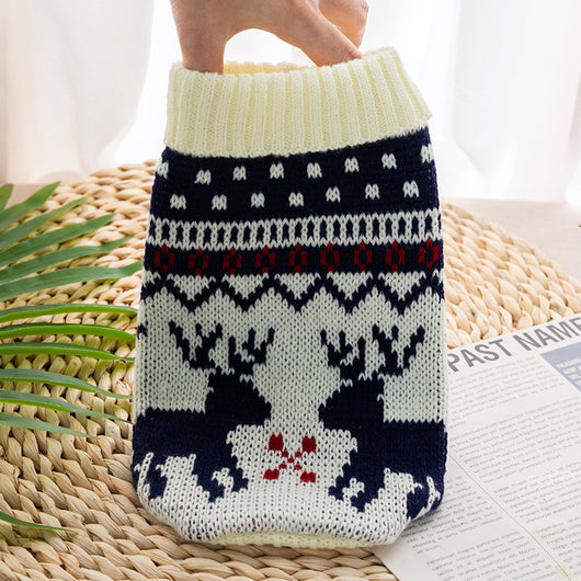 Suéteres Tejidos para Mascotas - Ropa de Otoño e Invierno para Bichón Frisé y Corgi - Image 13