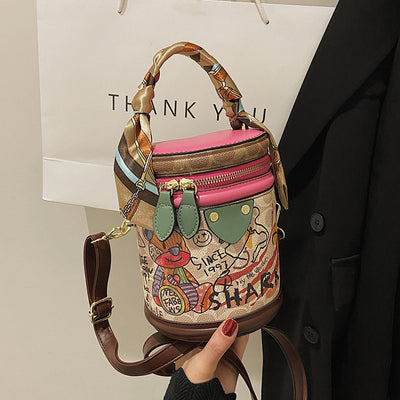Bolso de Mano Texturizado con Estampado Oso para Mujer - Image 10