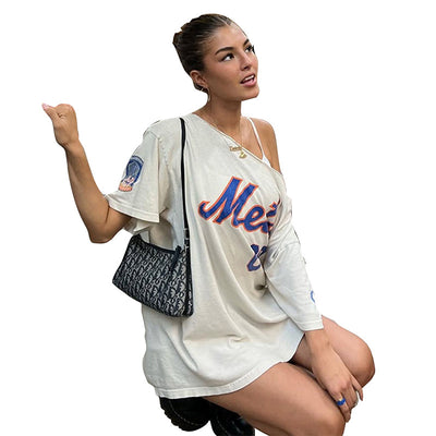 Playera Holgada Estilo Urbano con Estampado de Letras - Image 5