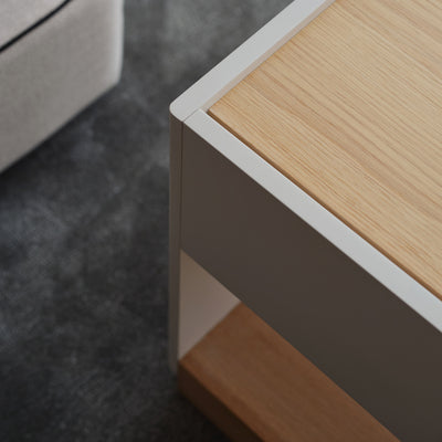 Mesa de Noche Minimalista Mate - Diseño Moderno y Funcional - Image 3