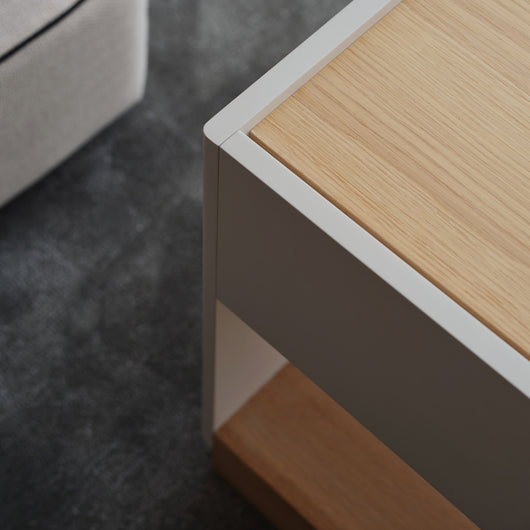 Mesa de Noche Minimalista Mate - Diseño Moderno y Funcional - Image 3