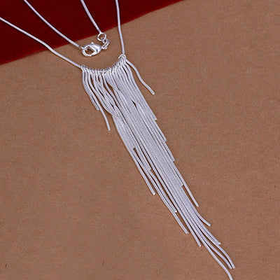 Collar de Perlas con Chapado en Plata - Image 5