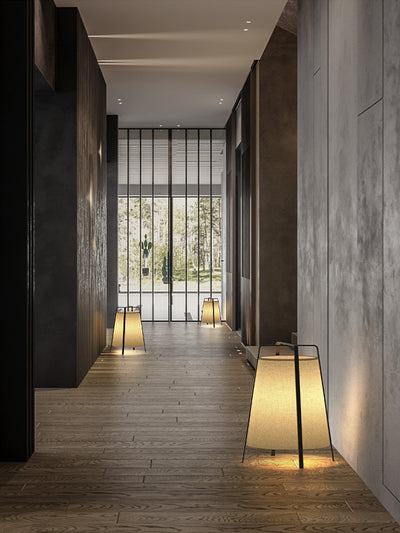 Lámpara de Piso Wabi-sabi Estilo Chino Moderno para Sala de Estar - Image 12