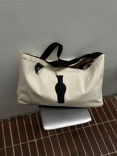 Bolsa de Lona para Mujer - Mensajero de Hombro - Image 11