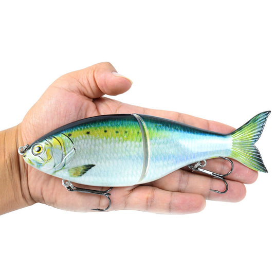 Señuelo Articulado de Metal con Conexión S - Hundible Multi-sección para Pesca - Image 2