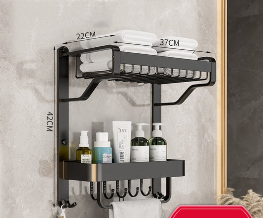 Organizador de Baño Mural Multicapa sin Perforaciones - Image 12