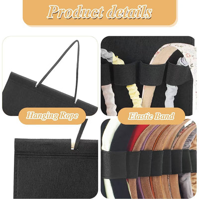Organizador Mural de Accesorios para el Cabello con Bolsas de Fieltro - Image 20