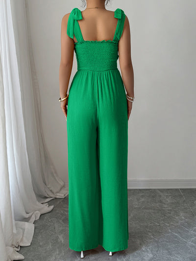 Jumpsuit Elegante de Cintura Alta con Pantalón Ancho - Image 12