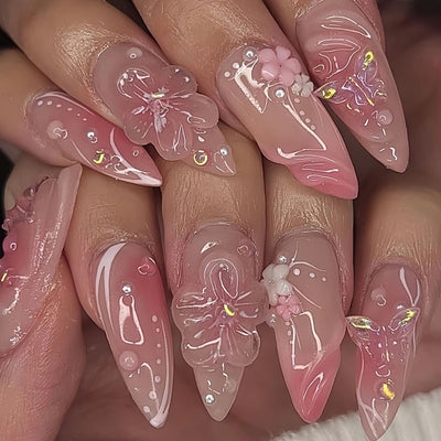 Uñas Postizas Almendra Sweet Cool - Diseño Elegante y Duradero - Image 7