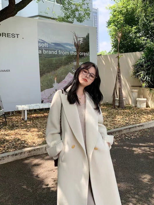 Abrigo de Lana Oversize Tipo Blazer Largo - Image 16