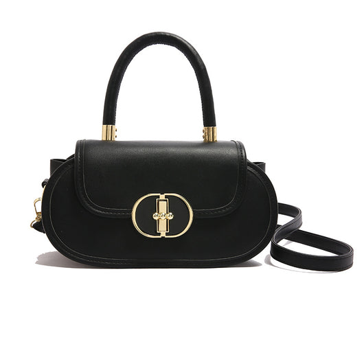 Bolso Tote Retro Premium Mate con Correa Cruzada Miniatura Redonda Otoño - Image 5