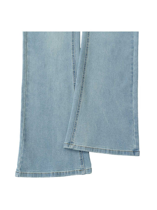 Jeans Skinny Talle Alto Stretch Talla Grande en Tonos Claros - Image 3