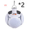 2 Pieces White US
