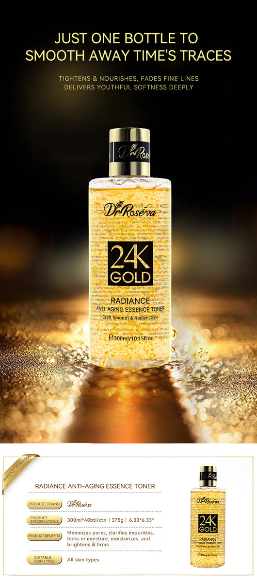 Tónico Facial de Oro 24K y Colágeno - Poros Refinados e Hidratación Profunda - Image 13