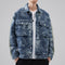 Chaqueta Camisa Denim Retro Americana Estilo Clásico