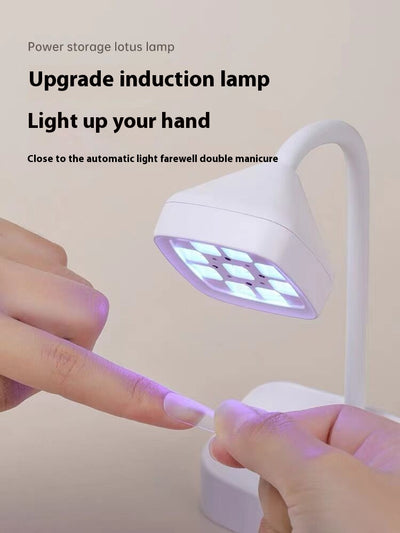 Lámpara de Escritorio con Almacenamiento y Secador de Uñas por Inducción - Image 7