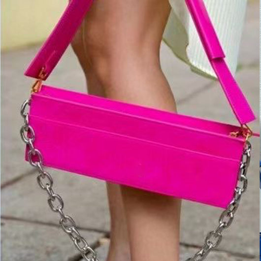 Bolso de Cuero Bandolera Estilo Baguette para Mujer - Image 8