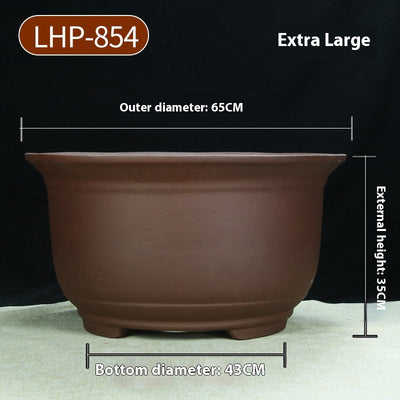 Maceta Cerámica Púrpura Grande 60cm para Árboles y Plantas Antiguas - Image 7