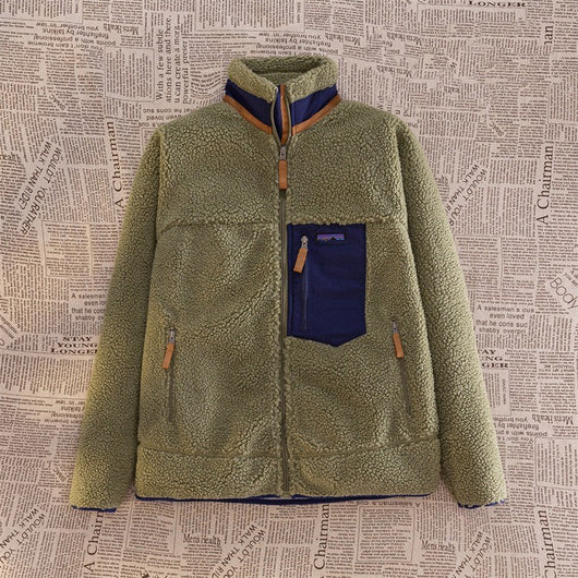 Chaqueta de Cordero Doble Faz Acolchada para Hombre - Image 10