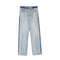 Jeans Casual Holgados con Costuras Decorativas - Estilo Urbano
