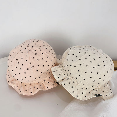 Gorro de Sol Infantil Doble Lunares Estilo Pescador - Image 8