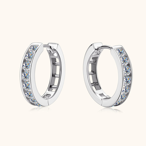 Aretes de Plata S925 Diseño Minimalista Lujo Fresco