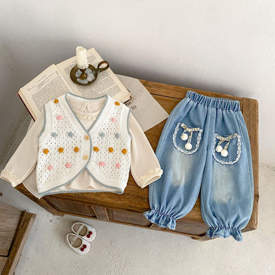Chaleco Cardigan de Algodón para Bebé - Suéter Cómodo y Versátil - Image 10