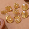 Aretes de Perla Concha Marina - Diseño Playa Chic