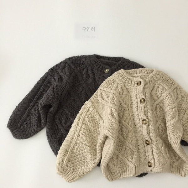 Cardigan Suelto Protector Solar de Manga Larga para Niños - Estilo Coreano