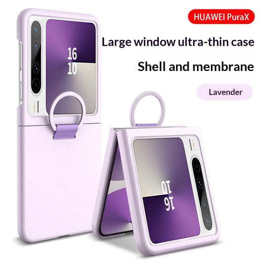 Funda Plegable para Teléfono con Ventana Grande y Anillo Protector Ultrafina - Image 6