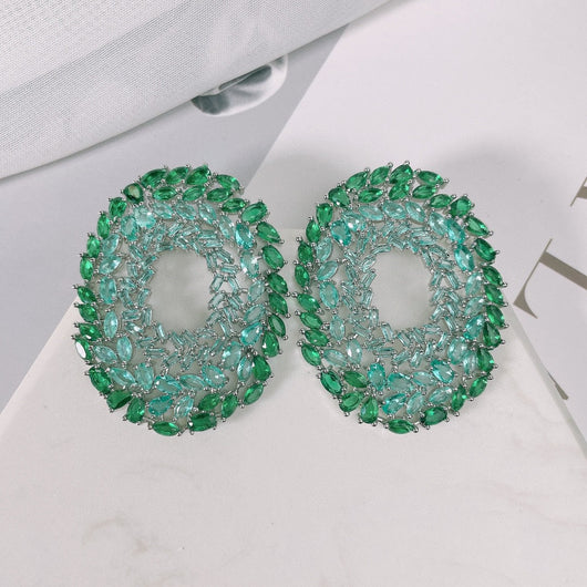 Aretes con Circonitas Incrustadas Estilo Europeo y Americano - Image 8