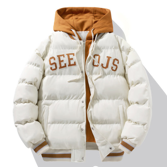 Chamarra de Invierno con Capucha de Algodón para Hombre y Joven - Image 2