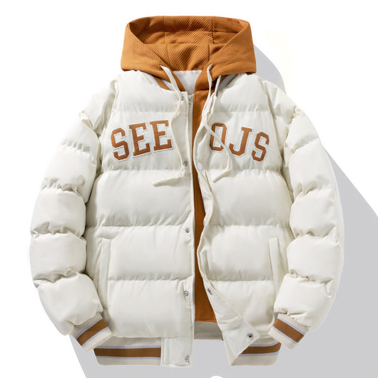 Chamarra de Invierno con Capucha de Algodón para Hombre y Joven - Image 2