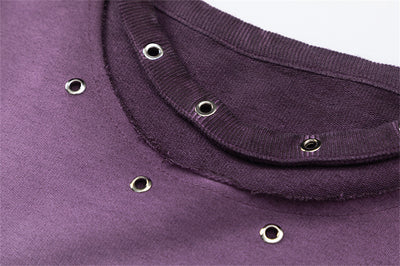 Playera de Cuello Redondo Manga Larga Hueca para Hombre - Image 19