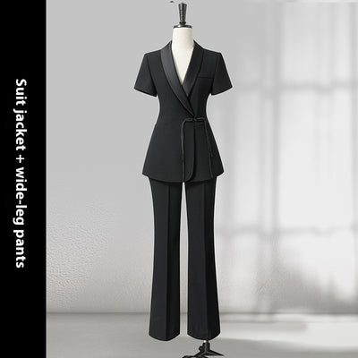 Traje Ejecutivo Mujer Verano Estilo Chino Elegancia Profesional - Image 5