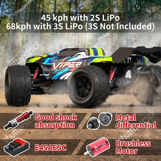 Auto RC Todoterreno 4x4 de Alta Velocidad con Tracción Integral y Control Remoto - Image 36