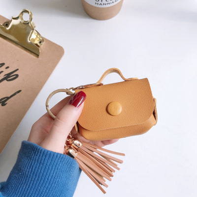 Bolsa de Cuero para Audífonos Tres Generaciones: Elegancia Versátil y Funcional - Image 3